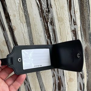 COACH Luggage Tag In Signature Canvas NEW!